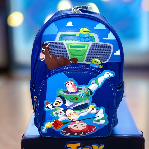 Toy Story Jessie and Buzz Mini Backpack and Matching Zip Wallet - Picture 2 of 8